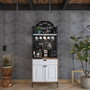 Hanah Home Armario Multiusos Nogal y Blanco